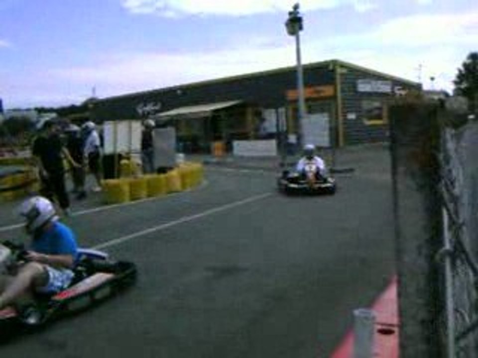 Karting retour au stand