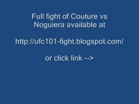 Watch UFC 102 - Couture vs Nogueira Online