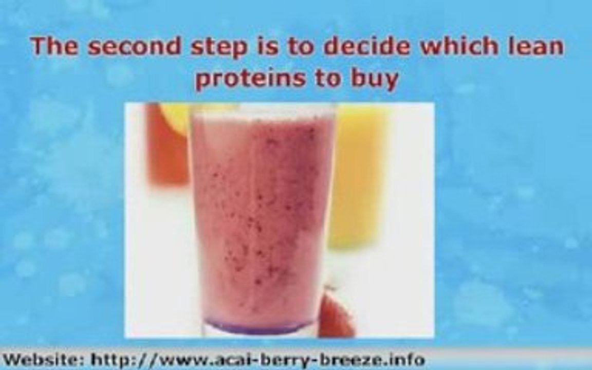 Acai Berry Diet Plan - How to Lose Weight With Acai