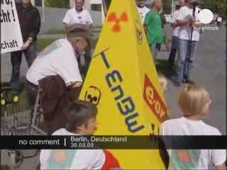 Manifestation antinucléaire à Berlin