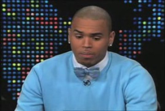 CHRIS BROWN TALKS TO LARRY KING