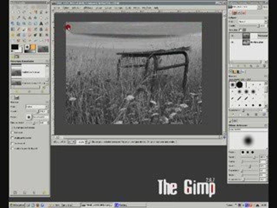 Gimp - les masques de calques 2