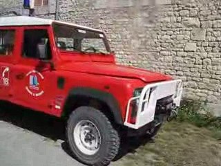 Ile d'Aix : véhicules pompiers