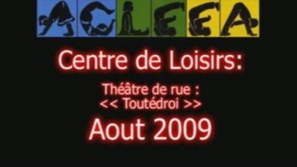 Théâtre de rue au centre de loisirs de l'ACLEEA