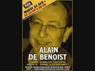 Alain de Benoist sur Radio Bandiera Nera 5 5 eprincedeconde