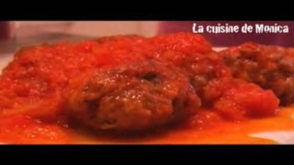 Boulettes au coulis de tomates (Recette de Monica)