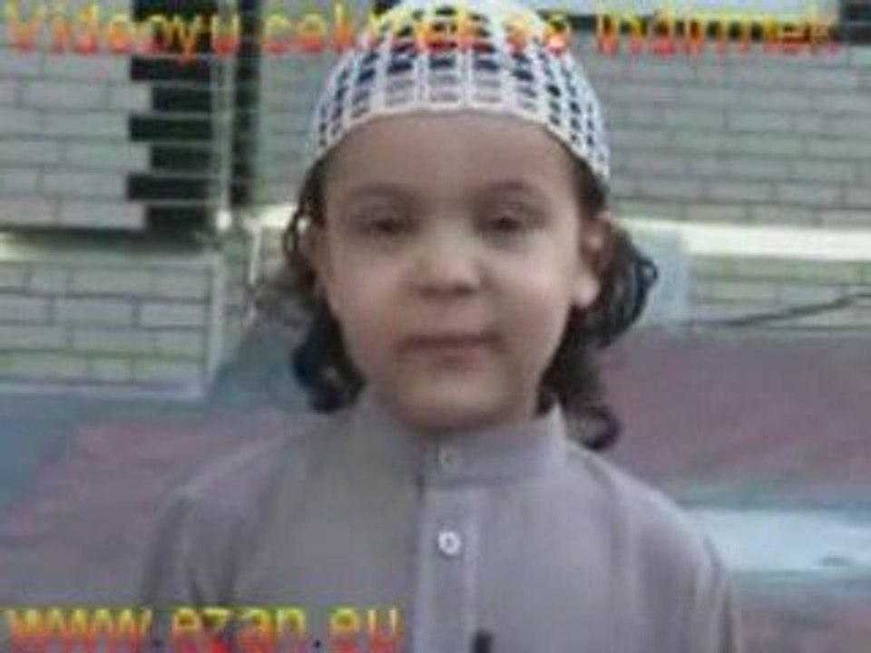 küçük sevimli çocukdan süre ezberleri