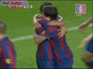 FC BARCELONE 1-0 GIJON BOJAN