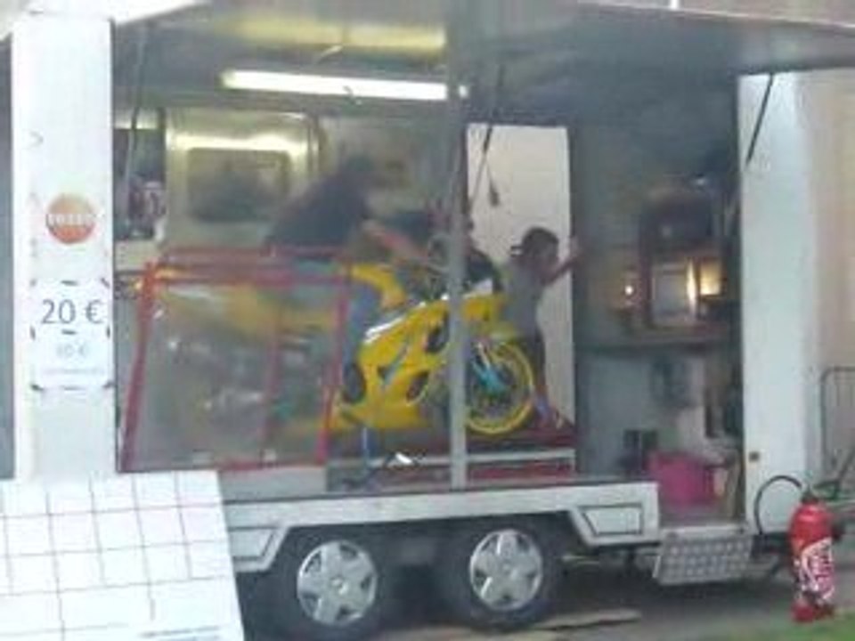 SUZUKI GSX-R 750 '98 de Seb passage au banc de puissance