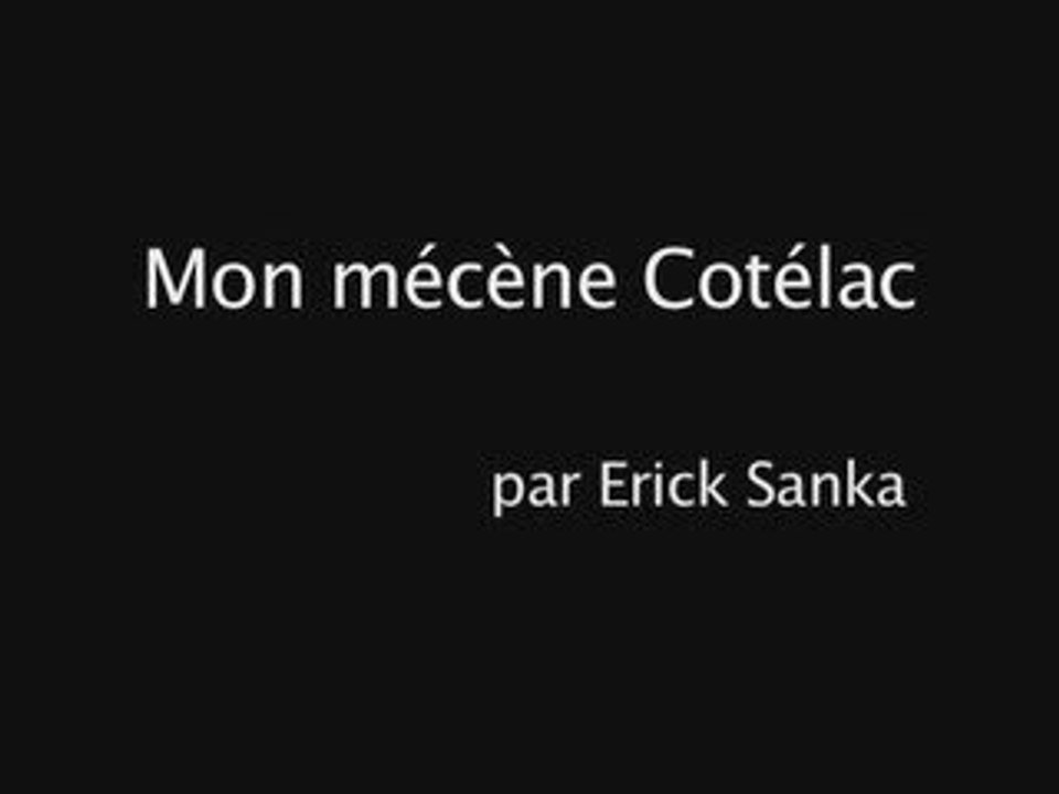 Mon mécène Cotelac