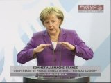 EVENEMENT,Conférence de presse de A. Merkel et N. Sarkozy