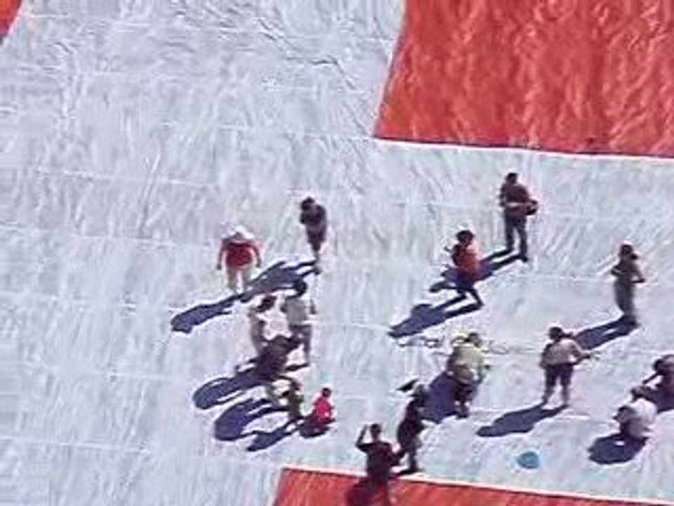 la bandera  Suiza más grande del mundo