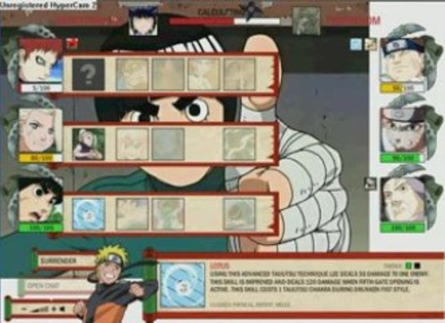 Narutoturk Naruto-Arena Gaara-İno-Lee Gameplay