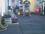 Leg Workout with Kettlebells & Bulgarian Bag