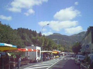 La Bourboule: Le marché du samedi matin