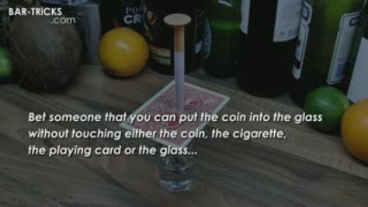 ::: BAR TRiCKS // COiN iNTO GLASS