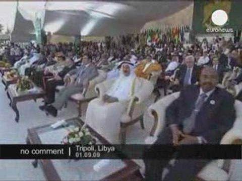 Cérémonies pour les 40 ans au pouvoir de Mouammar Kadhafi