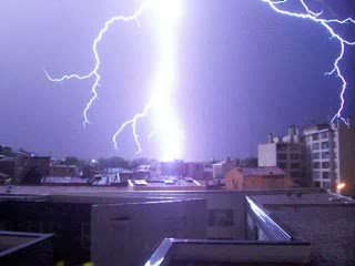 Orage à Perpignan nuit du 1er au 2 septembre 2009