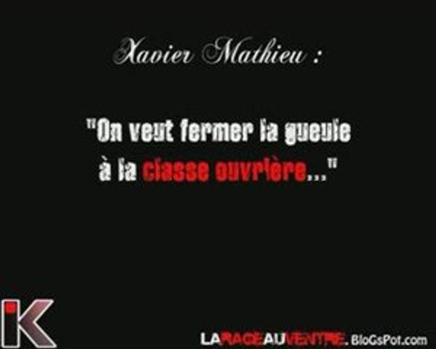 Conti : "On veut fermer la geule à la classe ouvrière..."