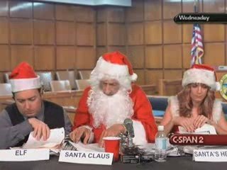Santa Claus needs help from congress