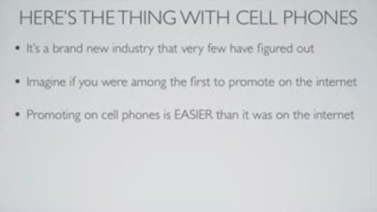 Cell Phone Cash System