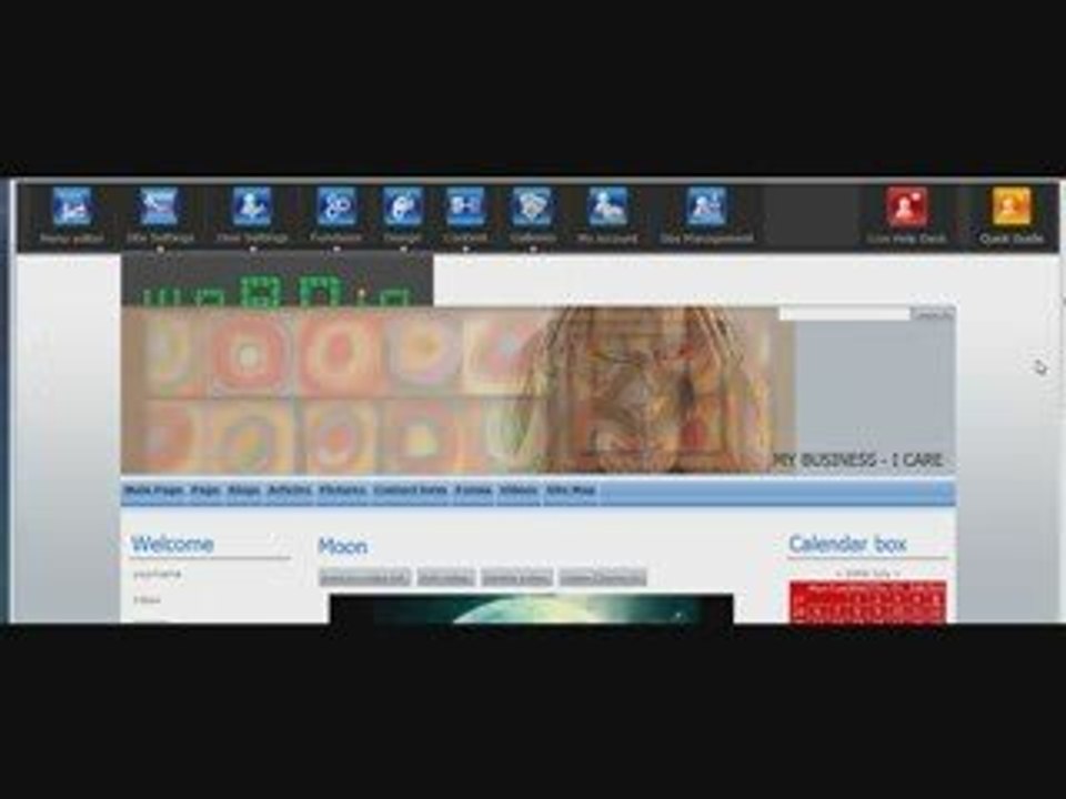 Create a webriq portal website