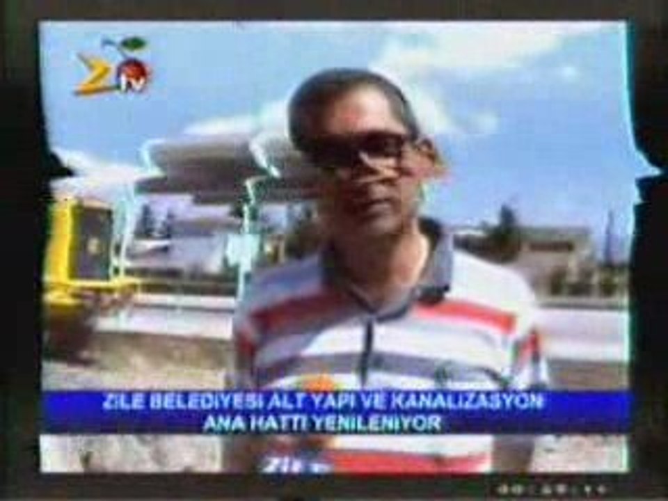 zilebelediyesi kanalizasyon çalışması  www.zileweb.com