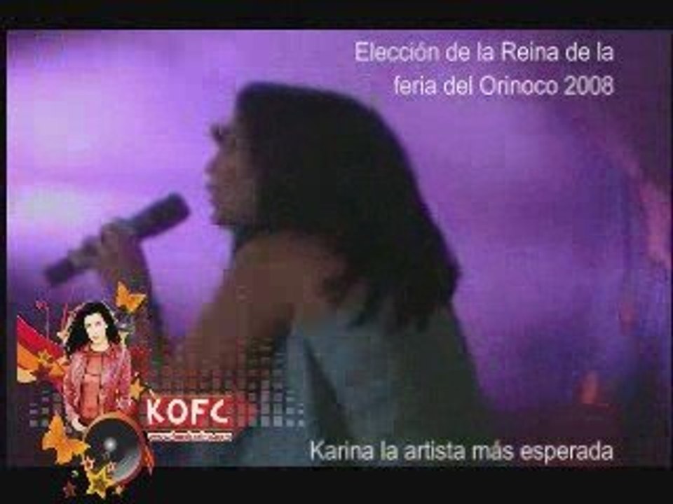 Karina - La Noche es Mágica en vivo.. 2008