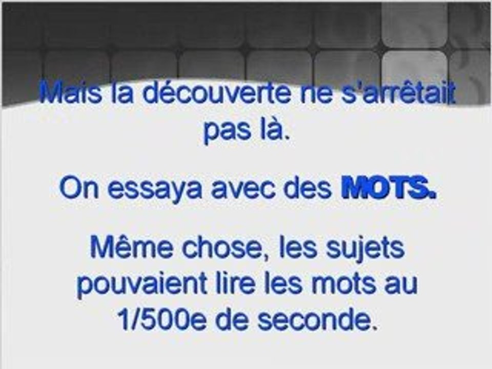 Lecture rapide Méthode