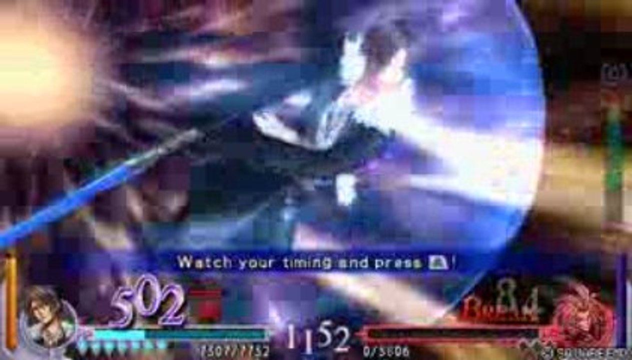 Dissidia Final Fantasy Squall vs Kuja