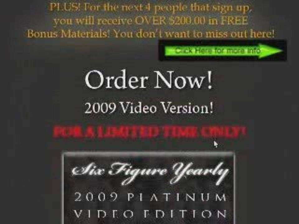 [Six Figure Yearly program] to earn $ 500 or $ 1000 per day