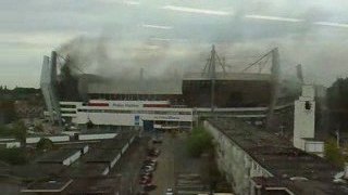 PSV stadion in brand 01-09-2009