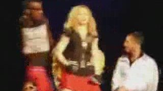 MADONNA COLLAPSES ON STAGE