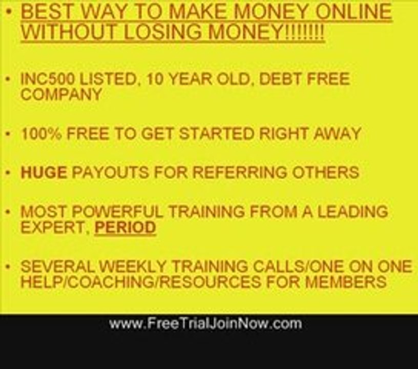 How To Make Money Online FREE Home Businesses