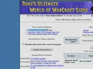 Free World of Warcraft Gold and Level Guide