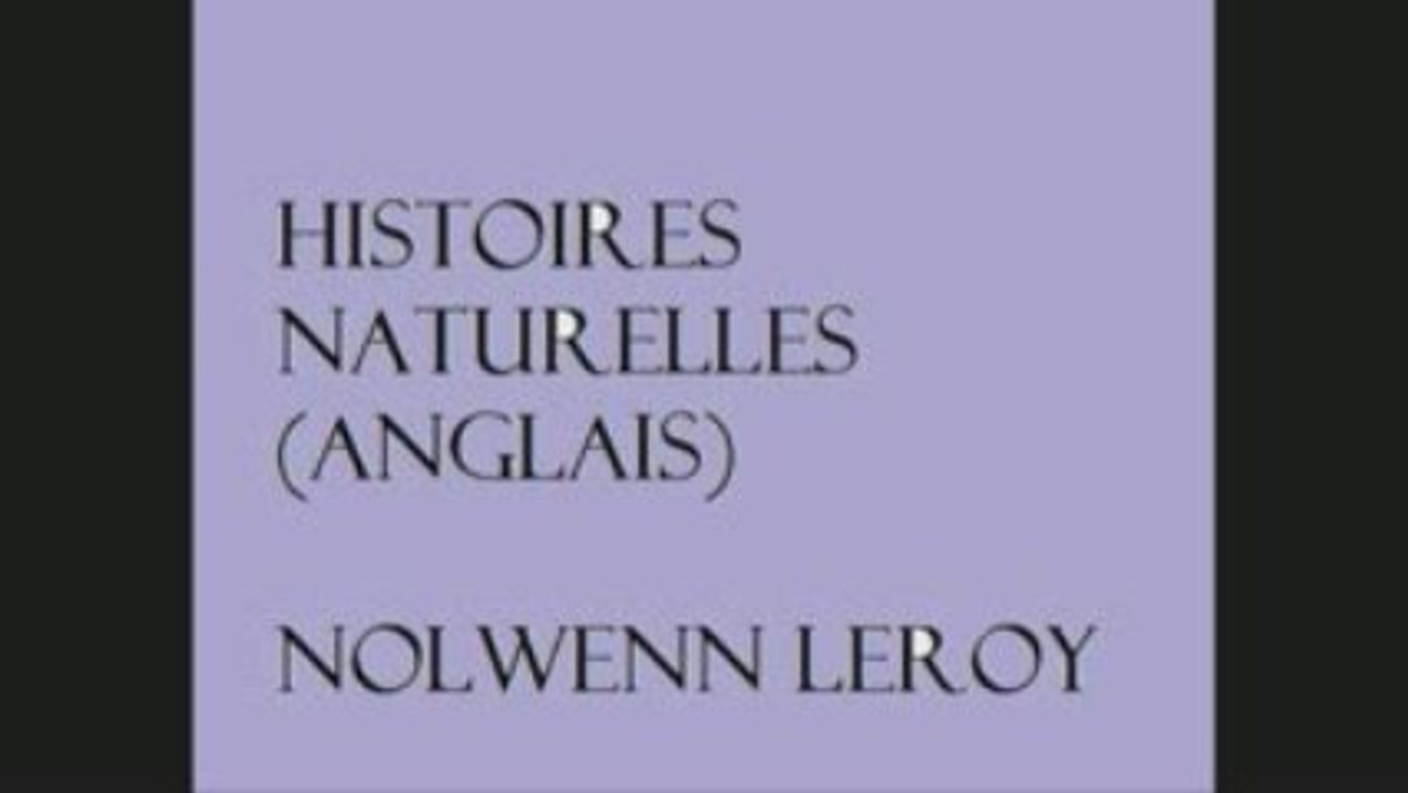 histoires naturelles en anglais - nolwenn leroy