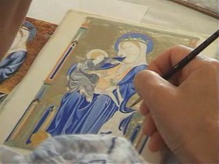 stages et cours d'enluminure de Béatrice Van Den Bossche.