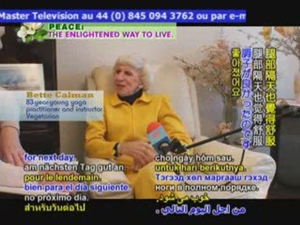 VEGETARIAN ELITE - The 83-Year-Young Yoga Star - Bette Calma