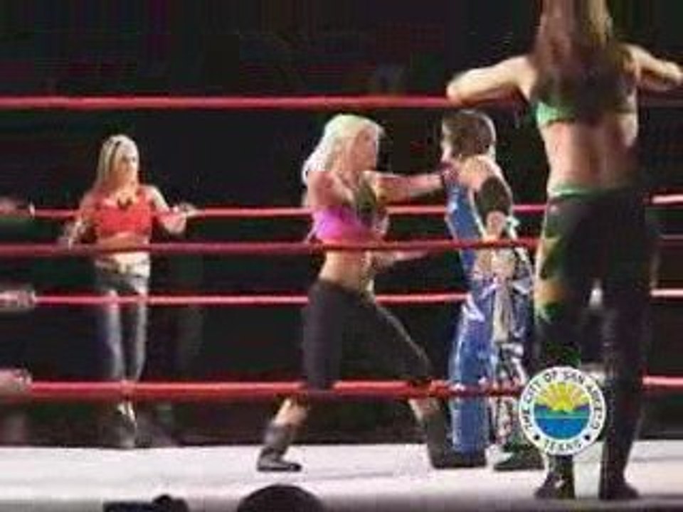 Sarita & Hamada vs Beautiful People (TNA Houseshow)