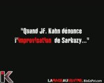 Quand JF Kahn dénonce l'improvisation de Sarkozy...