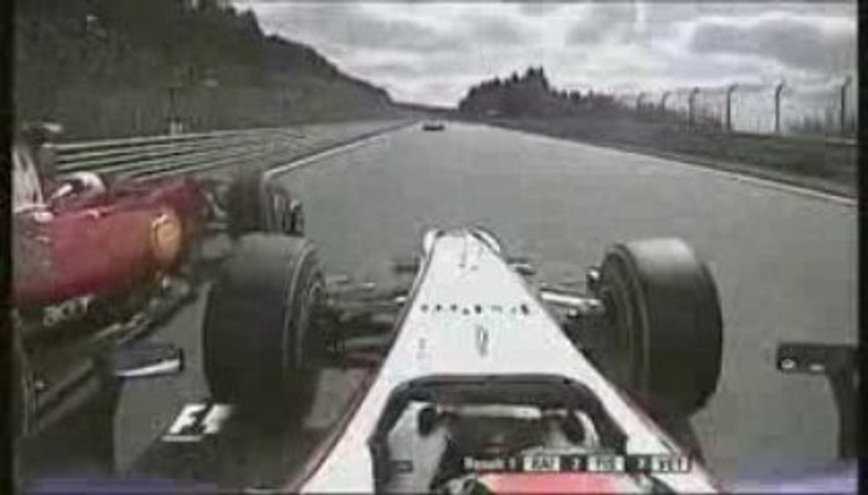 Belgium GP 2009 - Kubica vs. Raikkonen