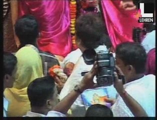 Bollywood celeb visit to Lalbagh Raja