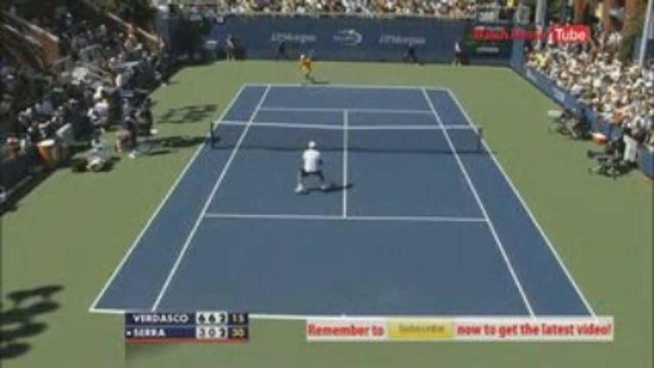 Verdasco vs. Serra  In 2nd Round of US Open 09