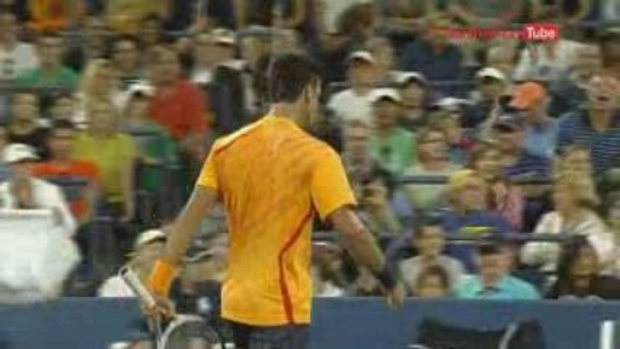 Djokovic vs. Ball Match Highlight In 2nd Rd of US Open 09