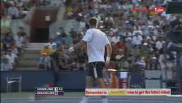 Soderling vs. Granollers In 2nd Rd of US Open 09