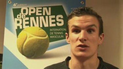 Romain Danzé parrain de l'open de Rennes 2009