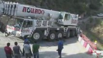 Grua en apuros