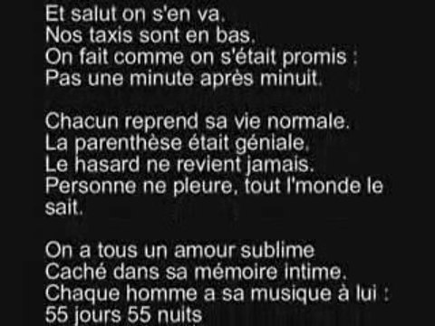 55 jours 55 nuits MICHEL SARDOU