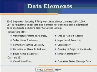 Importer Security Filing 10+2 Guide l Update From Mike Laden
