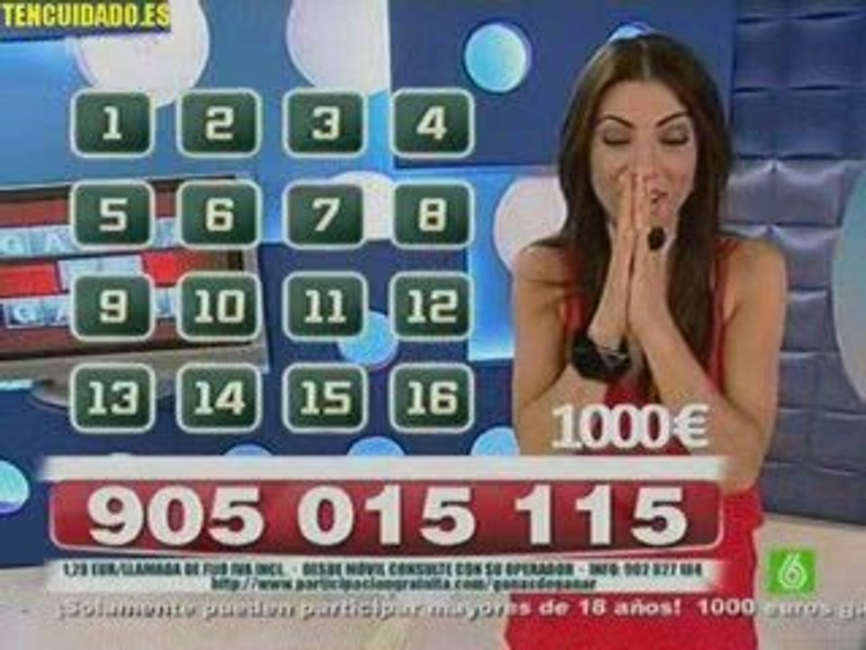 Ganas de ganar - 3 sep 09 - concursante cree que gana bote